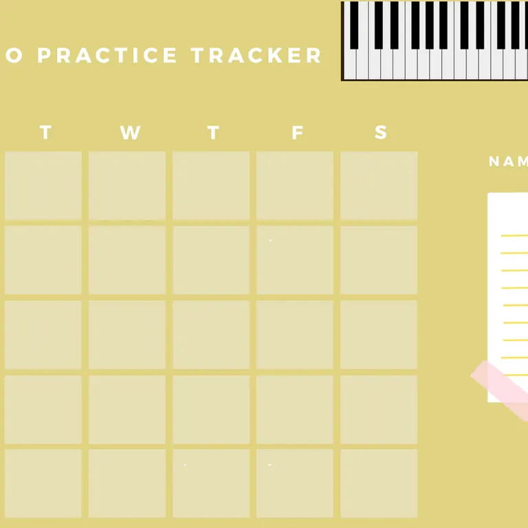Free Printable Practice Tracker