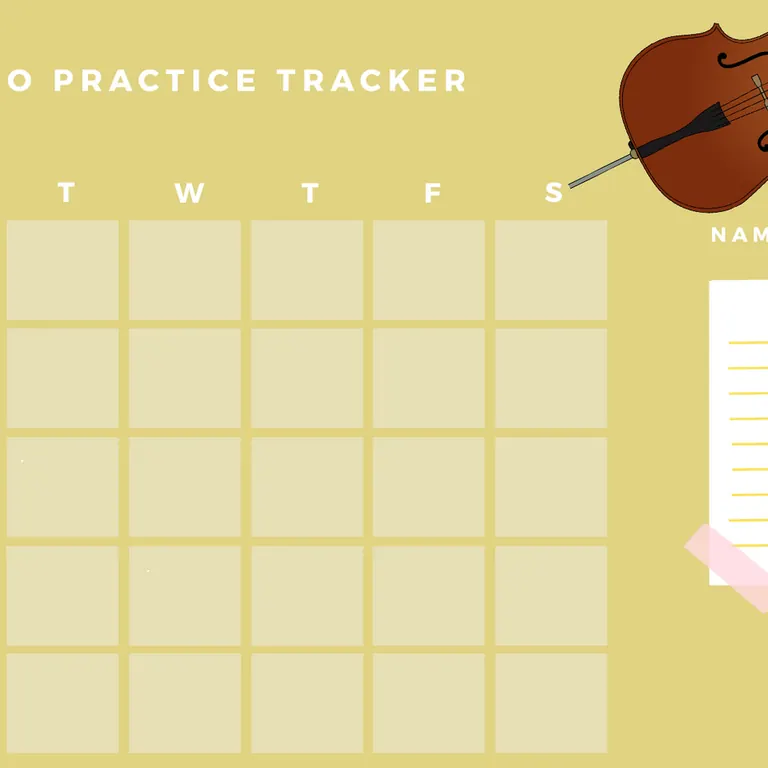 Free Printable Practice Tracker