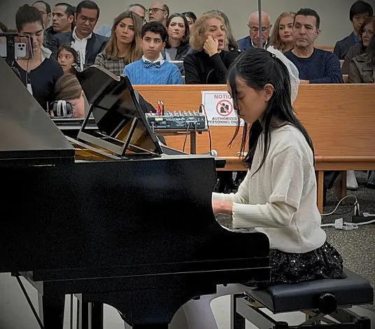Piano student recital at Azars' Music School