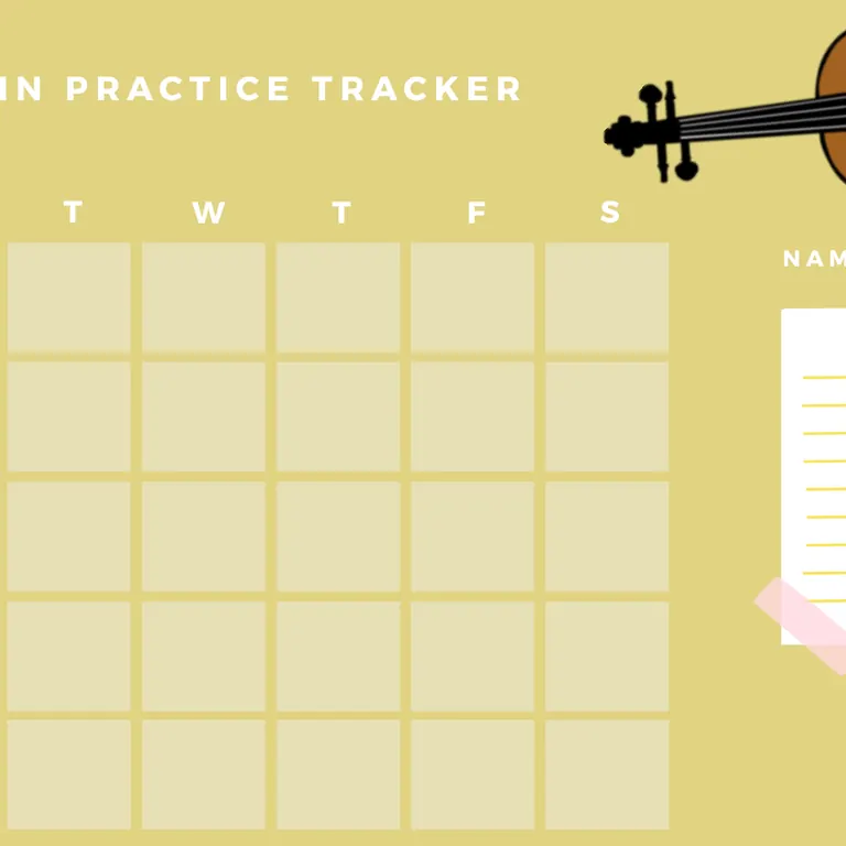 Free Printable Practice Tracker